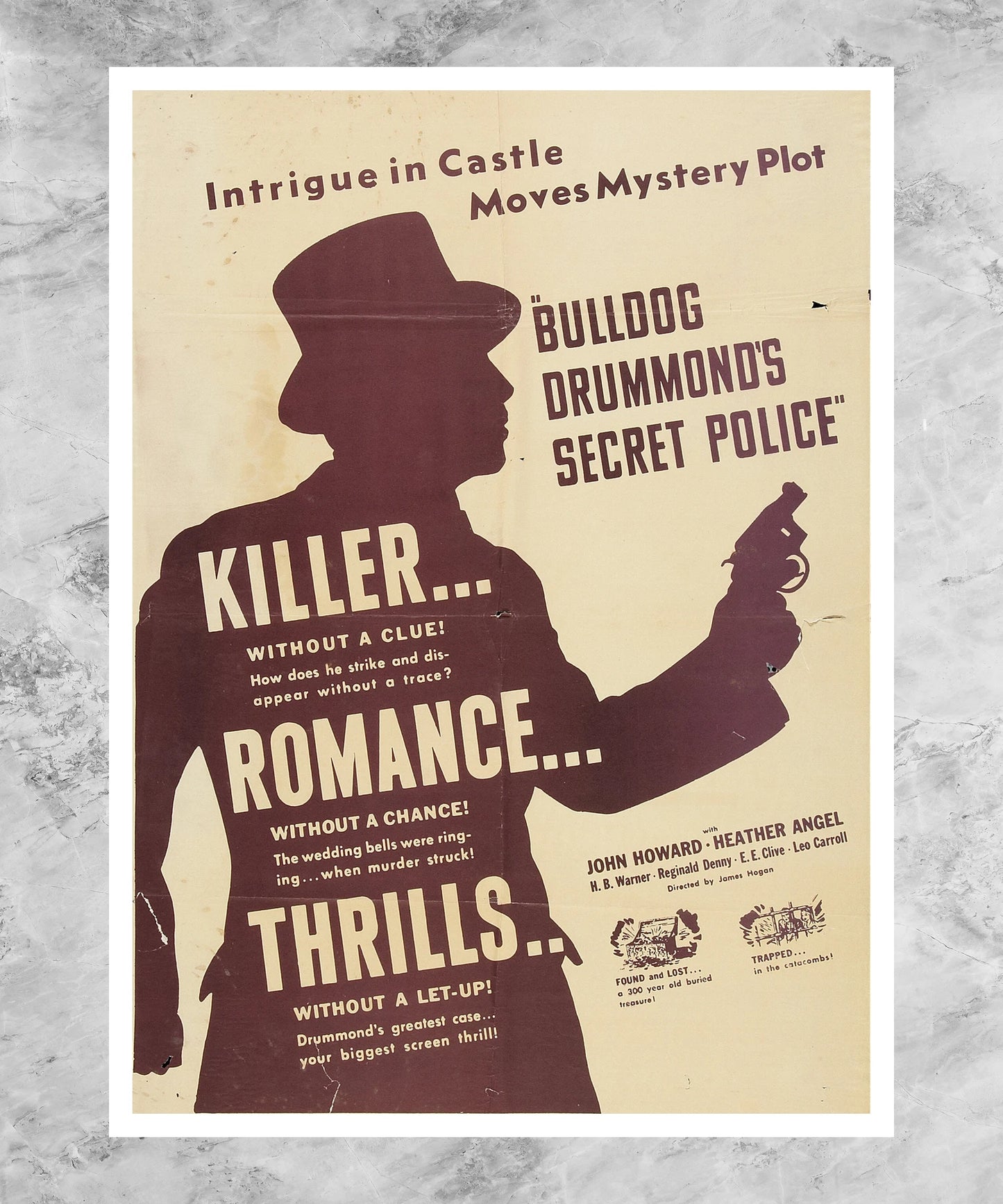 Bulldog Drummond's Secret Police Poster