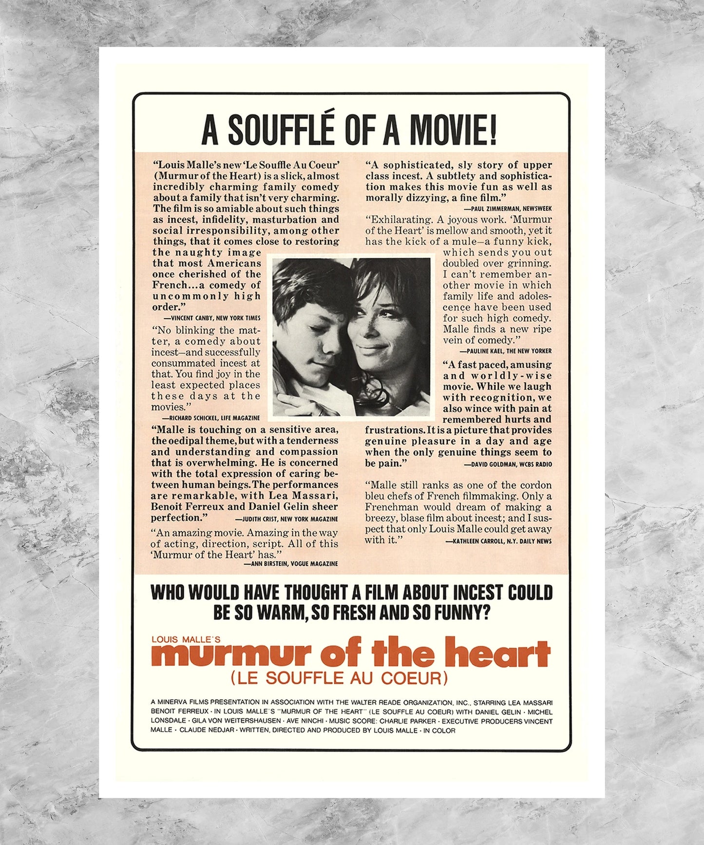 Le Souffle au coeur Poster