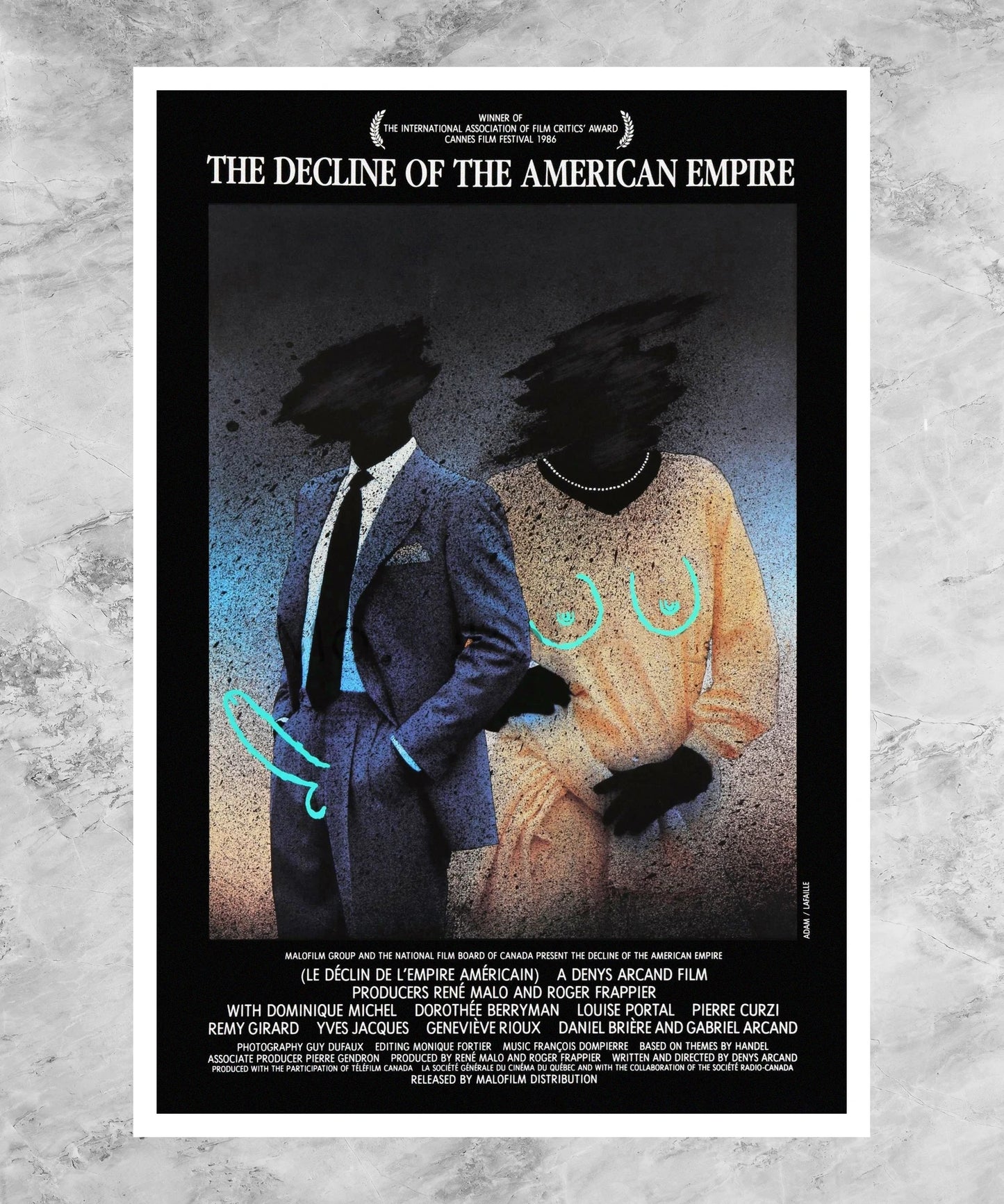 Le déclin de l'empire américain Poster