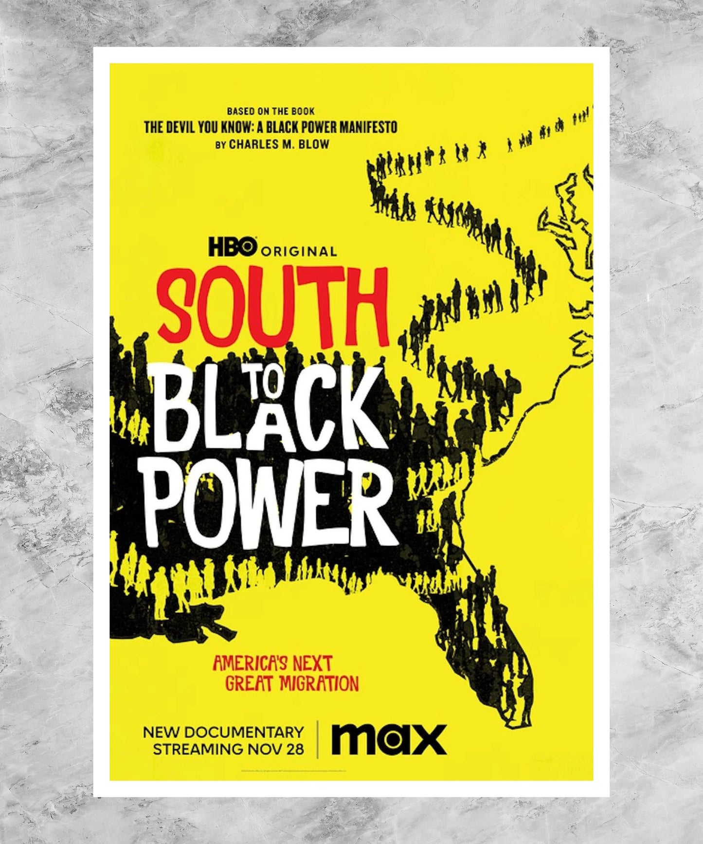 South to Black Power Poster