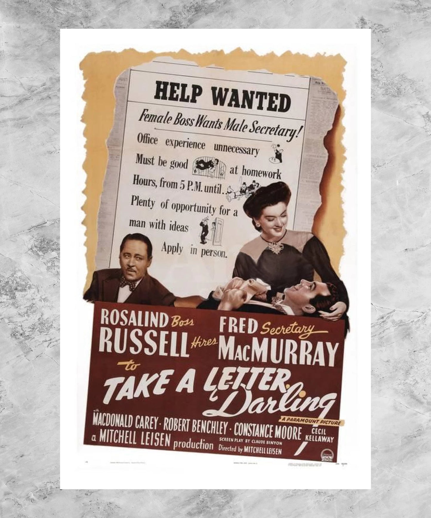 Take a Letter, Darling Poster