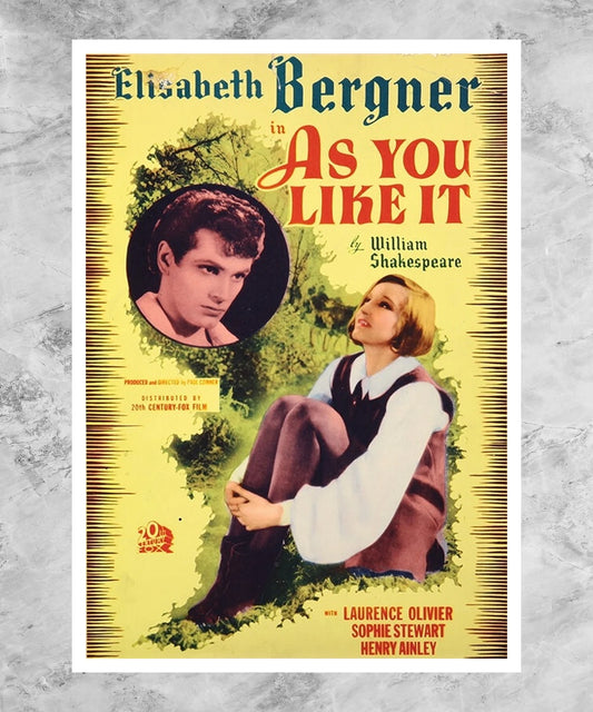 As You Like It Poster