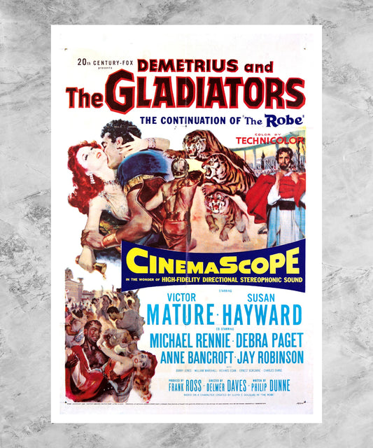 Demetrius and the Gladiators Poster