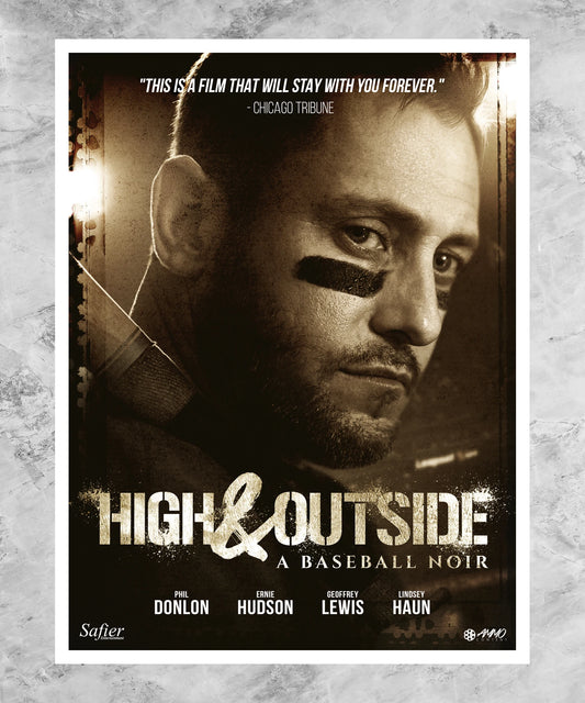 High & Outside: A Baseball Noir Poster