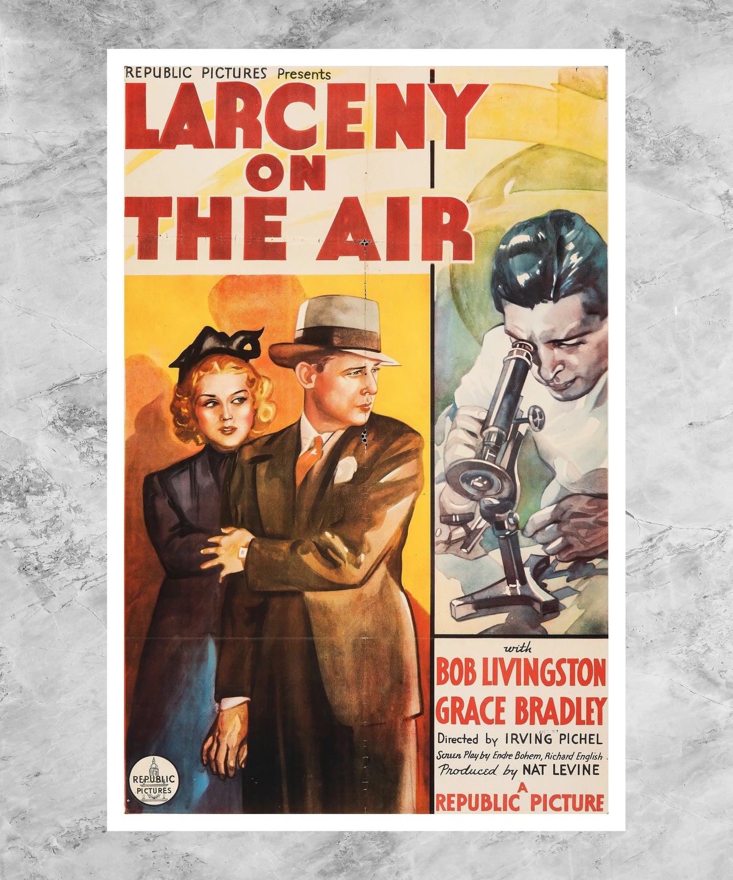 Larceny on the Air Poster