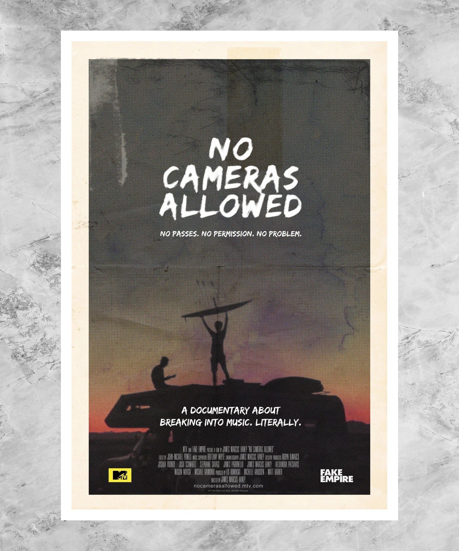 No Cameras Allowed Poster