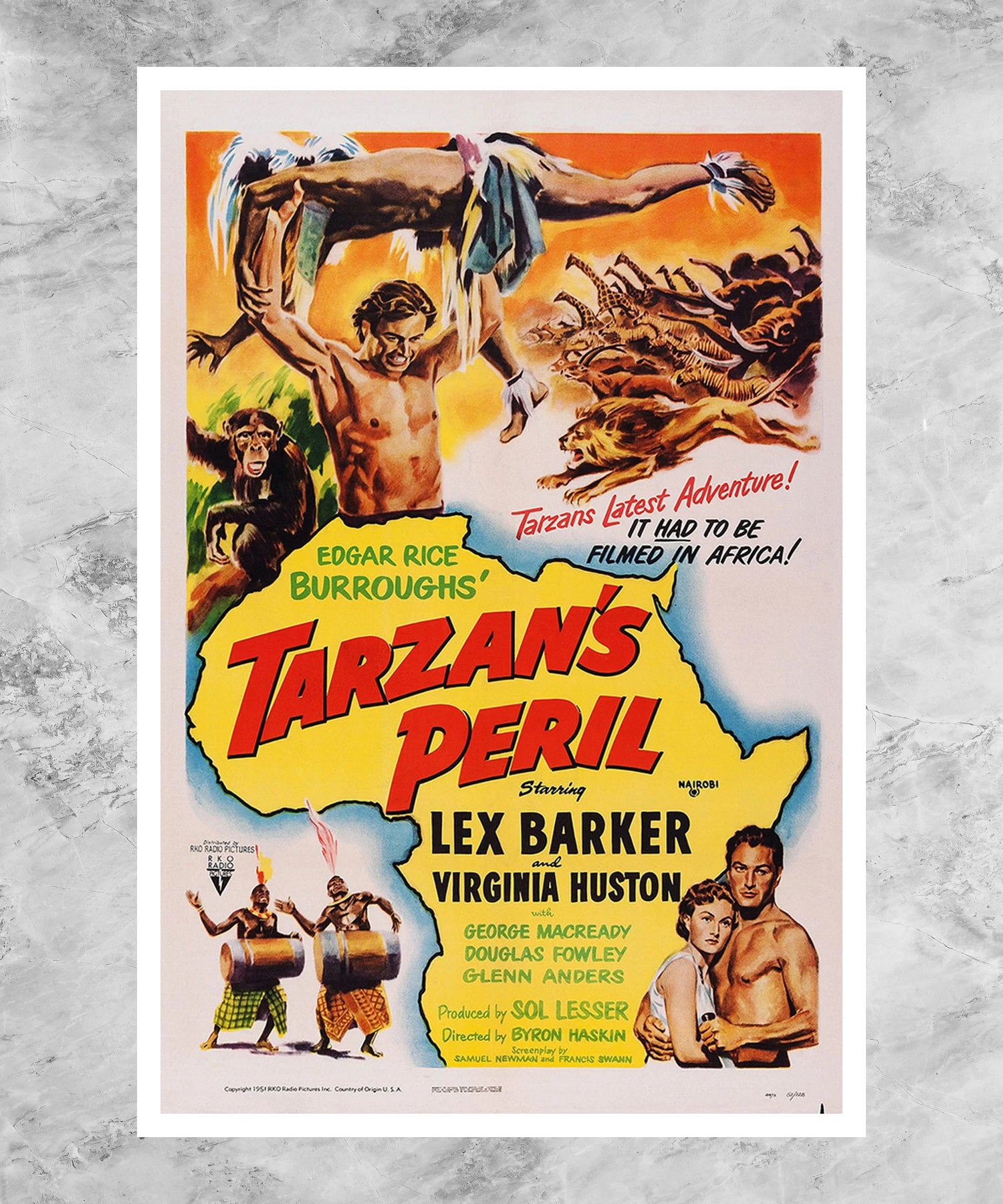 Tarzan's Peril Poster