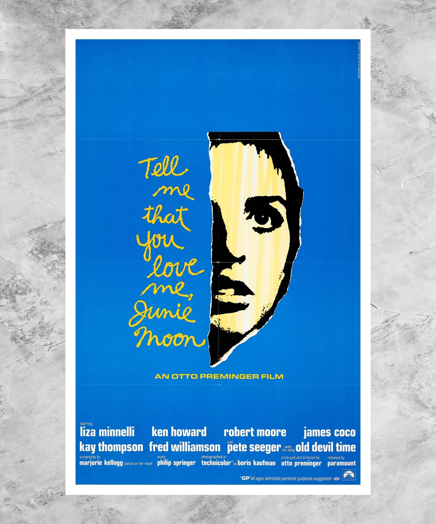 Tell Me That You Love Me, Junie Moon Poster