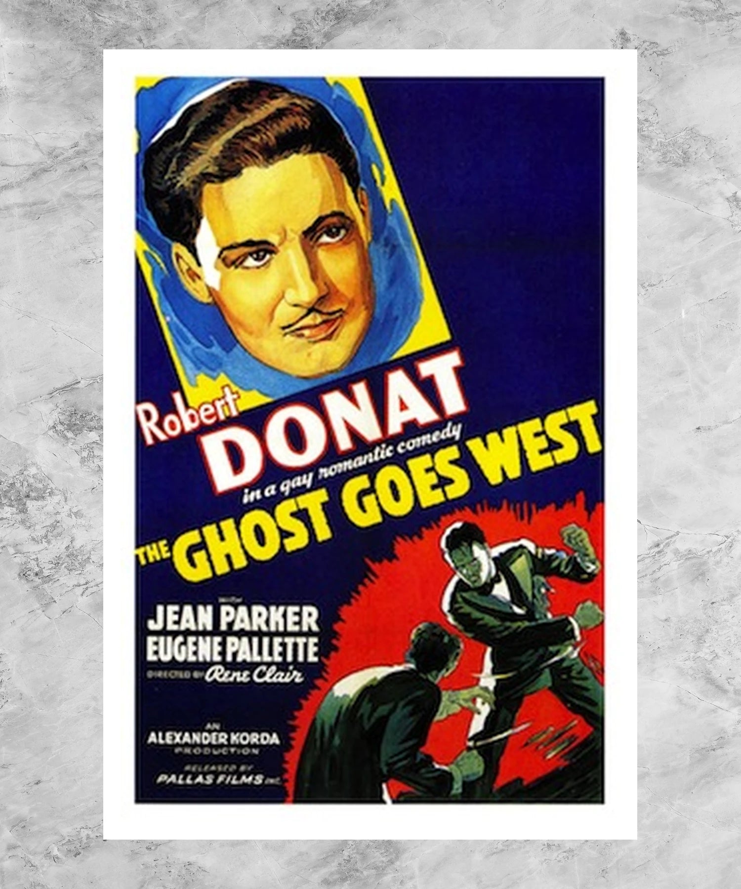 The Ghost Goes West Poster