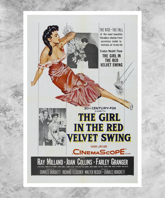 The Girl in the Red Velvet Swing Poster