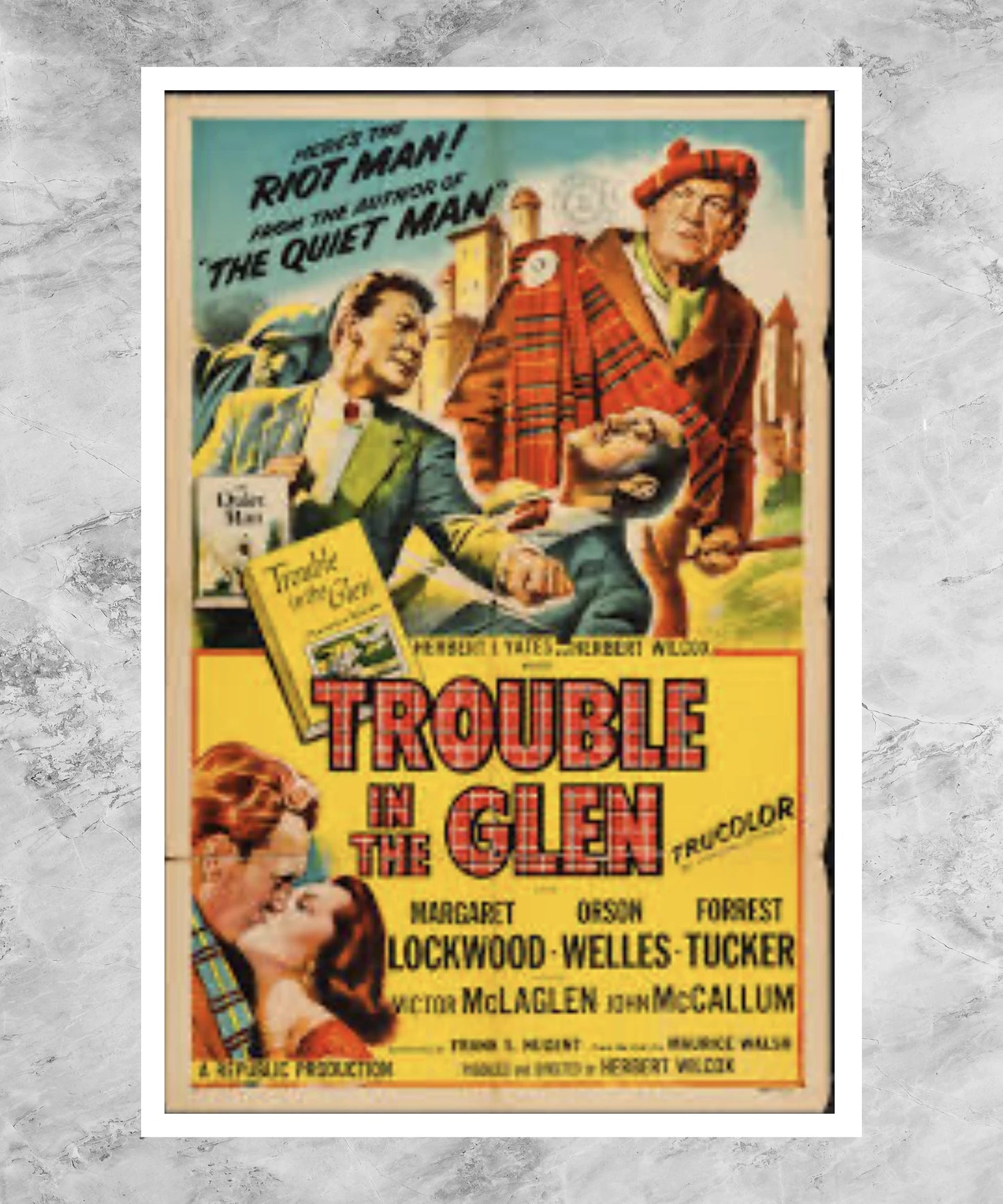 Trouble in the Glen Poster